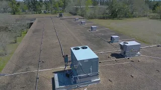 Commercial Roof Drone inspection