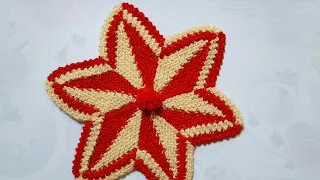 Half frangipani doormat design in Hindi. Doormat making at home. Table mat. paidaan.paydaan.