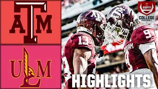 UL Monroe Warhawks vs. Texas A&M Aggies | Full Game Highlights