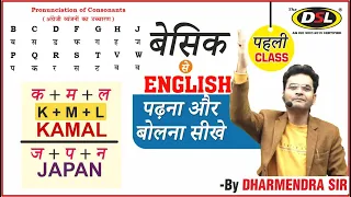 Basic English Grammar | English Learning Class From ABC For All Competitive Exams By Dharmendra Sir