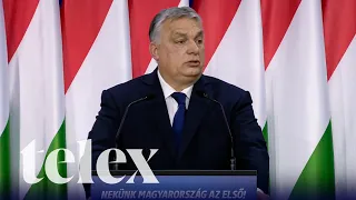 Orbán a kegyelmi botrányról, Trump visszatéréséről és a műhúsról – a beszéd legfontosabb pillanatai