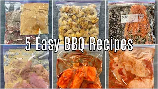 5 Easy BBQ Freezer Meals Anyone Can Make | Tasty Meal Prep