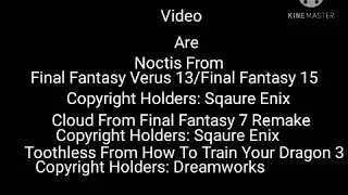 Noctis,Cloud,Toothless,Lightning, Tifa,Sora,Kairi,Zack,Adua,Yozora AMV|The Time Is Now|Music Video