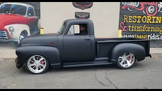 1954 Chevy 3100 Pickup Roadstershop Chassis, Hrbb Wheels Pro Touring