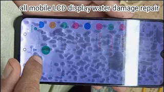 How to Remove Water From Mobile Display |Repair Water Damaged Display.#samsung #oppo #vivo #iphone