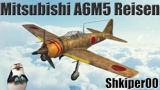 17 World of Warplanes, первый взгляд Mitsubishi A6M5 Reisen_(720p)