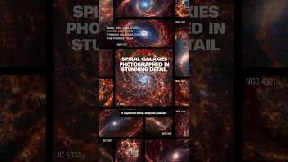 Spiral galaxies photographed in stunning detail