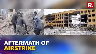 Russian Airstrikes Cause Major Destruction In Okhtyrka & Chernihiv, Rescue Ops Underway In Ukraine