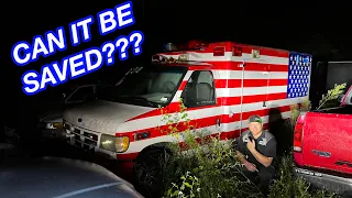 Can We Save 2 Abandoned Ambulances From Rotting Away At The Freedom Factory???  Will They Start???