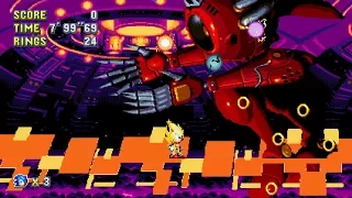 Sonic Mania Mod Showcase: Knuckles Chaotix Final Boss Arena + Metal Sonic Kai