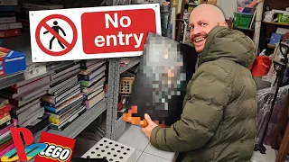 I Wasn't Supposed to be in Here! Amazing Backroom Charity Shop Finds! Big Video Game Hunt & More...