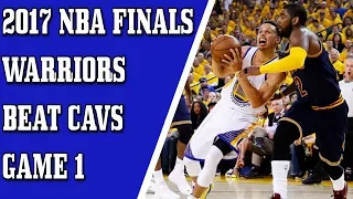 2017 NBA FINALS GAME ONE HIGHLIGHTS WARRIORS DESTROY CAVS, DURANT SCORES 38 - Popcorn Sports