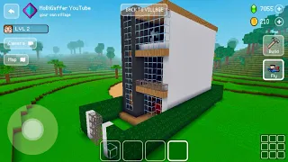 Block Craft 3D: Crafting Game #4055 | Modern House 🏠