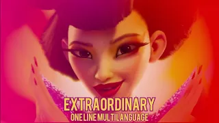 Over The Moon: Extraordinary - One Line Multilanguage (36 Versions)