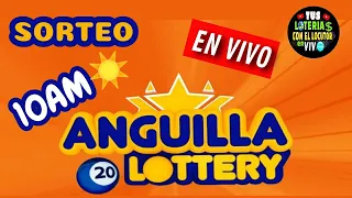 Sorteo ⭐Anguilla Lottery 10 de la Mañana en VIVO de hoy lunes 8 de Enero del 2024