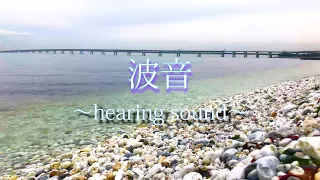 波の音と石の砂浜で彩る自然のBGM　５０分間　Weve sound 【自然音】