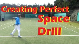 Tennis Drills | Forehand + Backhand Space Drill