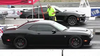 2019 ZL1 vs 2019 Hellcat Challenger - drag race