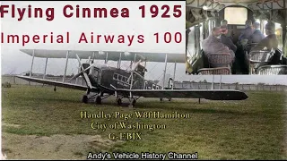 Imperial Airways First Flight 1924 🇬🇧