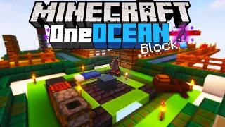 Minecraft HARDCORE na...ONE OCEAN BLOCK!🧊 #3