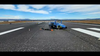 Designated pilot examiner crashes a Hughes 500D 369D helicopter during a practice 180°, Oxford, CO.