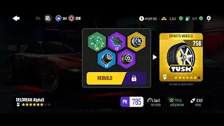NFS No Limits | DeLorean Alpha5 | Stage 6 Maxed