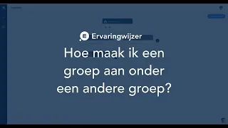 Hoe maak ik een groep aan onder een andere groep?