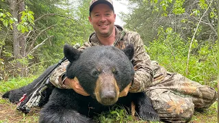 Hunting for GIANT Ontario Bears with a Bow | Canada in the Rough