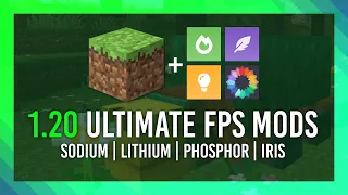 INSANE FPS 🤯 [Minecraft 1.20] Sodium, Lithium, Phosphor, Iris | MAX performance + Shaders