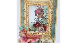 Shape a Hibiscus & Card  Heartfelt Creations Under The Sea