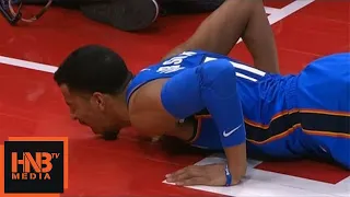 Andre Roberson Hard Fall / Injury / Thunder vs Pistons