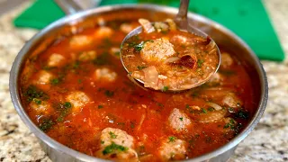 Самый вкусный Суп с Фрикадельками, который Вы приготовите еще не раз. Простой суп с Овощами и Мясом.