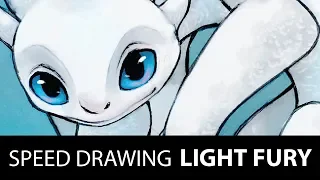 Speed Drawing | Light Fury [HTTYD3]