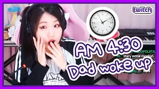 AM4:30 stream interrupted by Korean Dad (Stream Highlight Collection)