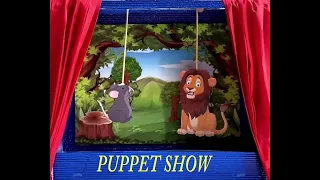 The Lion and The Mouse - Puppet Show by #kidznbudz