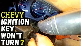 GMC TRUCK / VAN / CAR  IGNITION KEY WON'T TURN? HOW TO START THE ENGINE | NO TOOLS NEEDED