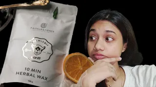 FAITH & PATIENCE ||10 MIN HERBAL WAX || 😯HONEST REVIEW || Link is in the description||