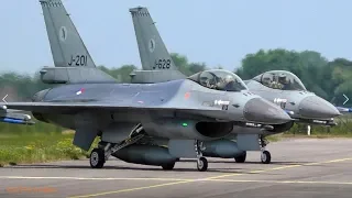 Dutch AF F-16's Operates Runway 09 Shortest runway Leeuwarden AB (EHLW)