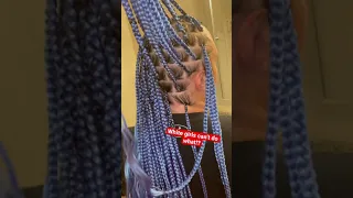 #subscribe 1A Hair Knotless | Protective Style #knotlessbraids #shortsfeed #short #boxbraids #howto