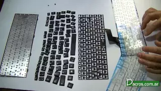How to repair a laptop keyboard.