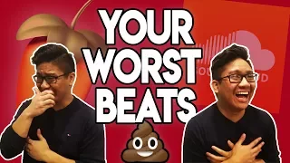 LMAO THESE BEATS ARE TRASH!! REACTING TO MY SUBSCRIBERS WORST BEATS!!