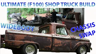 66 F100 body swap to 06 Crown Vic in (Almost) one video! Part 4