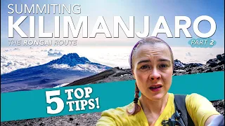 Summiting Kilimanjaro (pt.II) | 5 TOP TIPS + We saw MONKEYS!