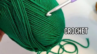Crochet in 5 minutes! Discover this crochet pattern now. Crochet stitch