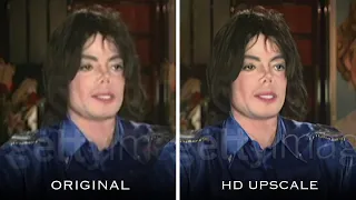 [HD A.I. Upscale Test] Michael Jackson - 30th Anniversary Concert Interview