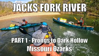 Jacks Fork River Kayak Camping - Day 1