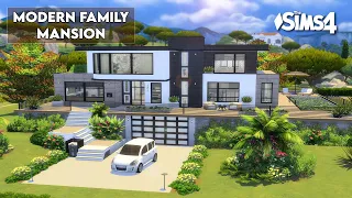 Modern Family Mansion 🧸 | No CC | Artworks | Stop Motion | Sims 4 Video