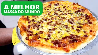 A MELHOR MASSA DE PIZZA IGUAL DE PIZZARIA - ACREDITE NO FORNO DA SUA CASA - Na Minha Cozinha