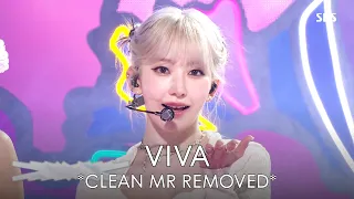 [CLEAN MR REMOVED] LE SSERAFIM(르세라핌) - EASY | inkigayo/인기가요 240225 MR제거