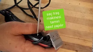 Saç Traş Makinesi Tamiri körlenmiş traş makinesi nasıl bilenir ( Kendin Yap)